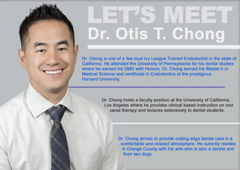 Dr. otis chong - Endodontist in Brea